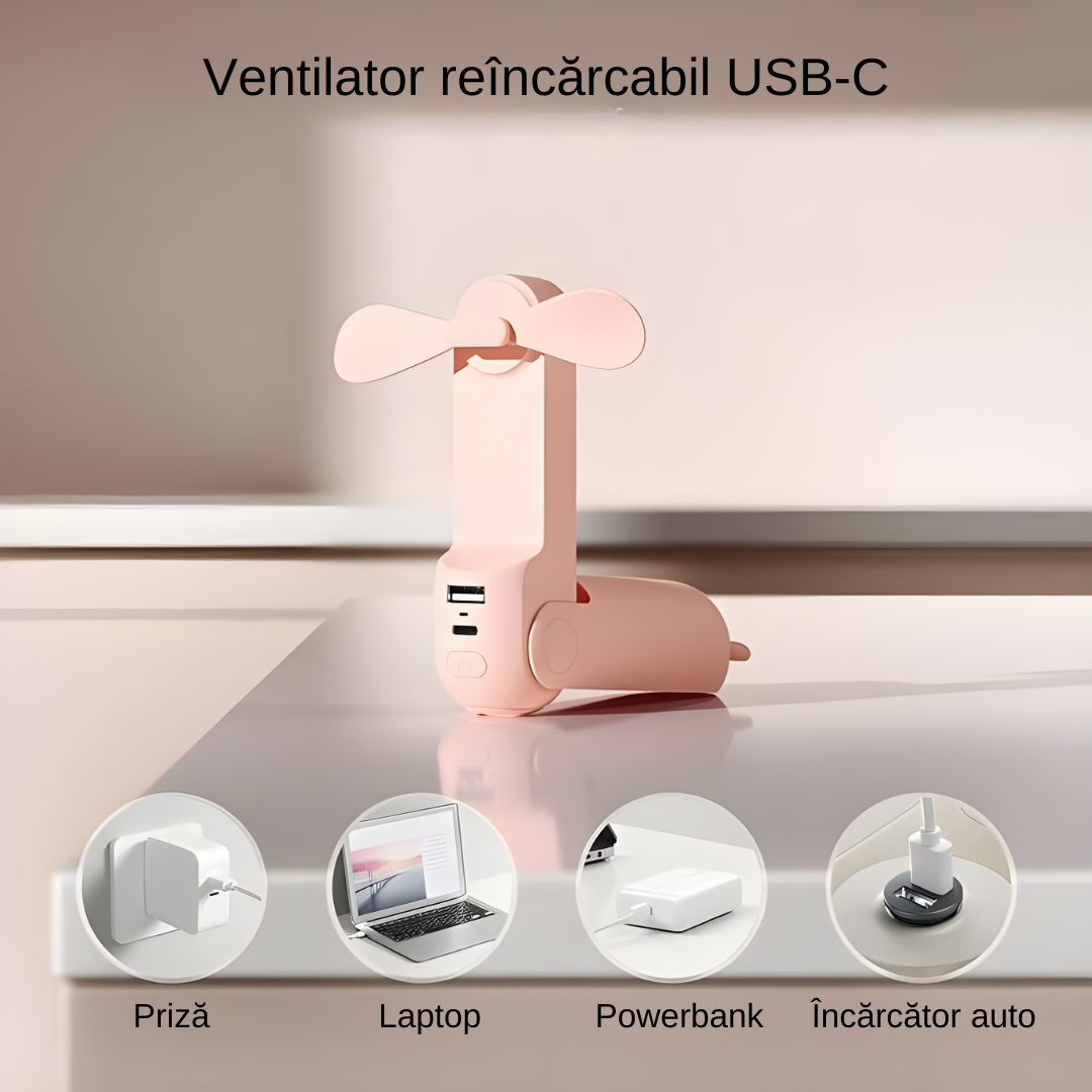 Breazy - Cel mai bun mini ventilator portabil